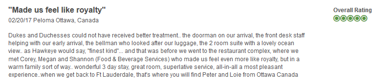 Hilton Fort Lauderdale review