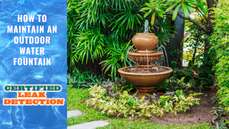 How to Maintain an Outdoor Water Fountain